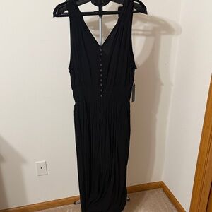 Elegant Black Sleeveless Dress